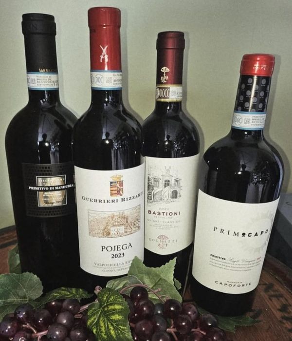 Talianske červené vína — Primitivo di Manduria, Valpolicella Ripasso a Chianti Classico