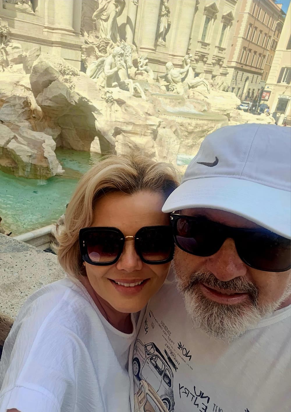 Martina a Peter Milowsky pri fontáne di Trevi v Ríme